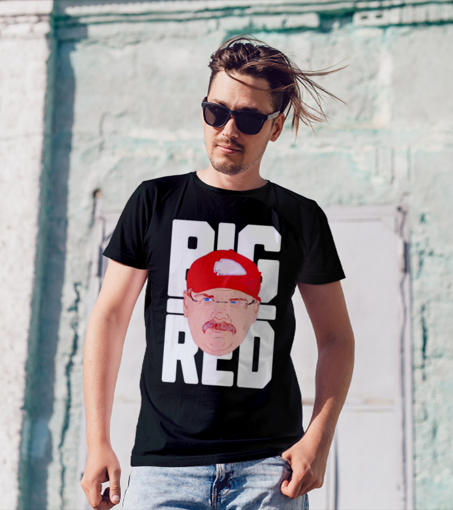 Big Red Football Coach Mavericks T-Shirt