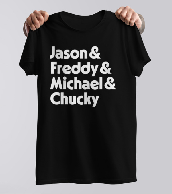 Jason Freddy Michael Chucky Horror Icons T-Shirt