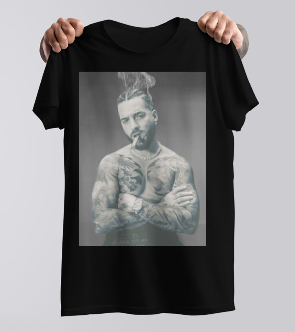 Maluma Don Juan Smoke Tattoo Tour T-Shirt