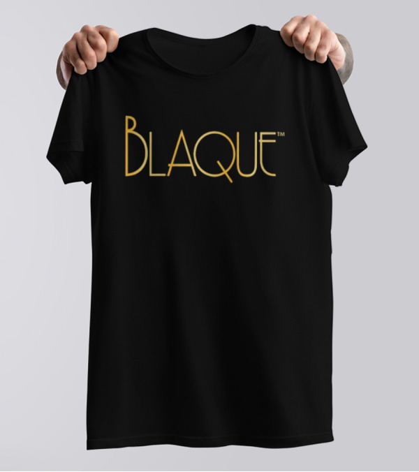 Marsau Scott Blaque Logo Black T-Shirt