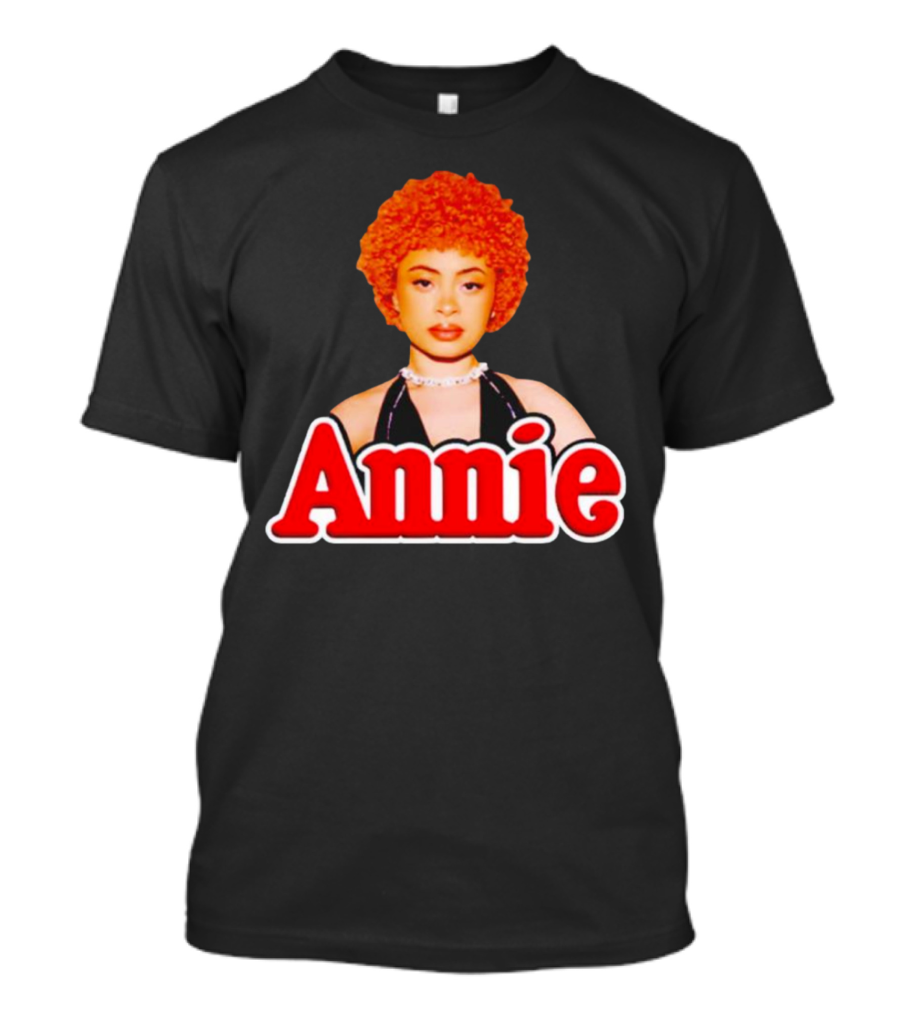 Spicy Annie Red Afro T-Shirt
