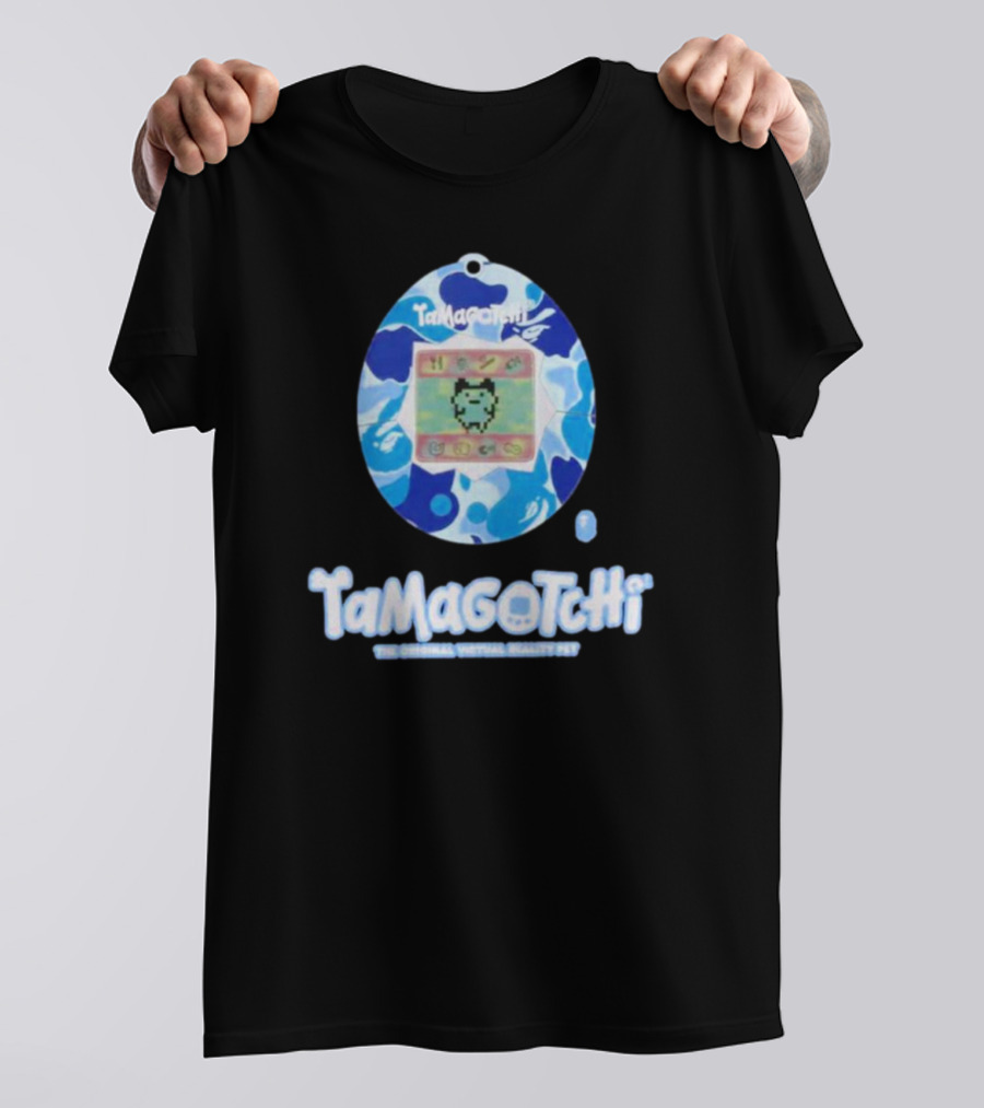 Tamagotchi Bape Collaboration The Original Virtual Reality Pet T-Shirt