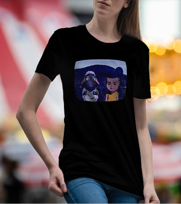 Amanda The Adventurer TV Show Retro Cartoon Character Duo T-Shirt