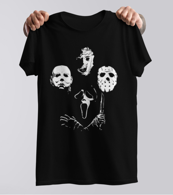 Leatherface Michael Myers Jason Voorhees Ghostface Bohemian Killers T-Shirt