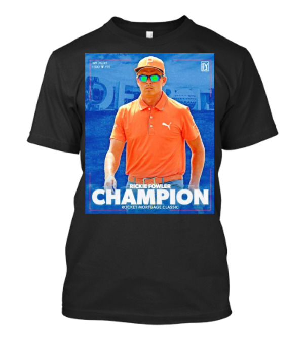 Rickie Fowler Champion Rocket Mortgage Classic T-Shirt