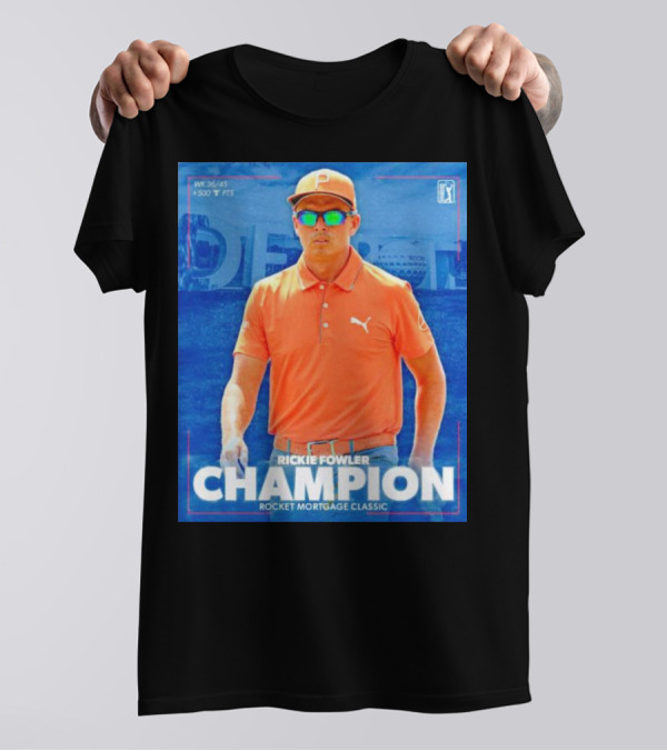 Rickie Fowler Champion Rocket Mortgage Classic T-Shirt
