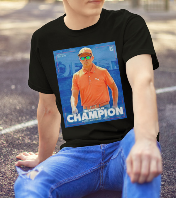 Rickie Fowler Champion Rocket Mortgage Classic T-Shirt