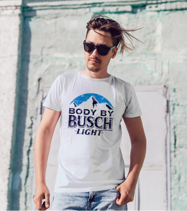 Body By Busch Light Blue Mountain T-Shirt