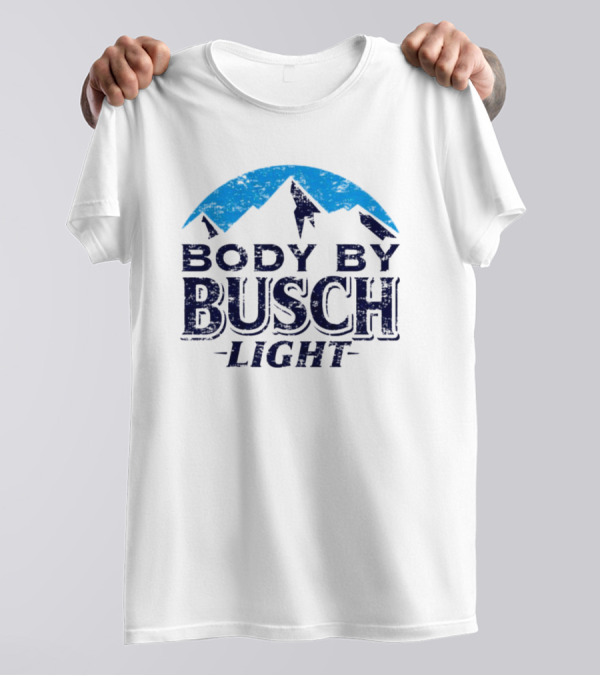 Body By Busch Light Blue Mountain T-Shirt