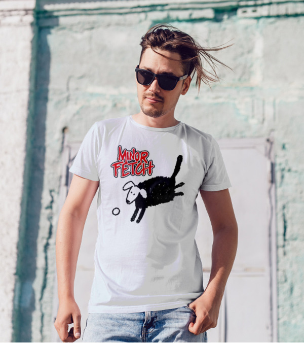 Minor Fetch Dog And Ball Sketch T-Shirt