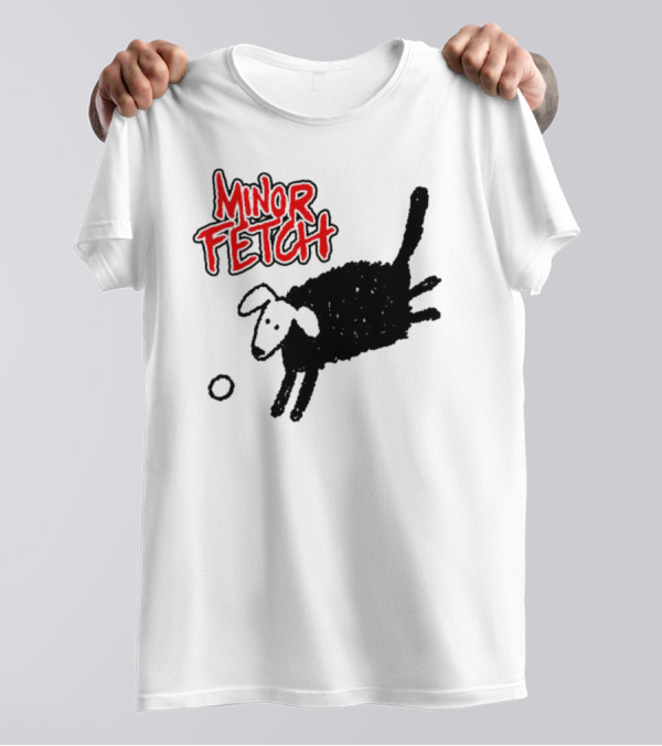 Minor Fetch Dog And Ball Sketch T-Shirt