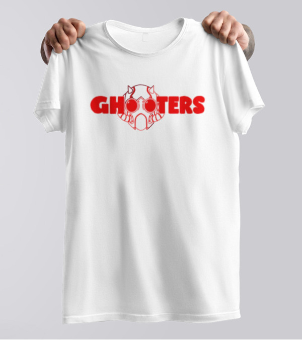 Ghooters Ghostly Gas Mask T-Shirt