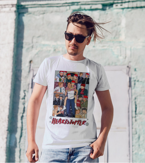 Nick And Charlie Heartstopper Christmas Scenes Eras Tour T-Shirt