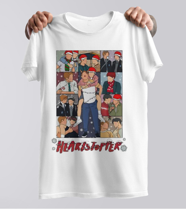 Nick And Charlie Heartstopper Christmas Scenes Eras Tour T-Shirt