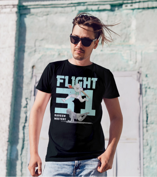 Raheem Mostert Flight 31 Miami Football T-Shirt
