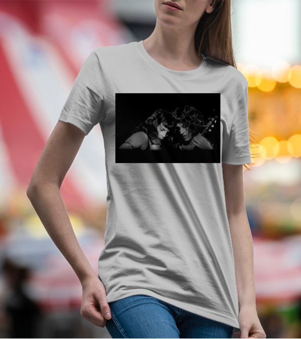 Queen Freddie Mercury Brian May Live Iconic Performance Photo T-Shirt