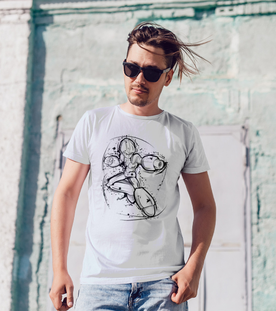 Mega Man Rockman Dynamic Sketch T-Shirt