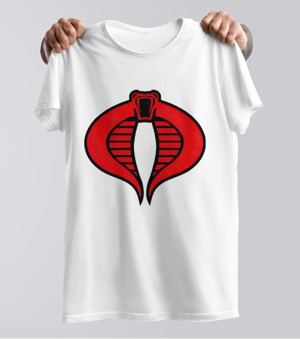 Cobra Red Emblem GI Joe Snake T-Shirt