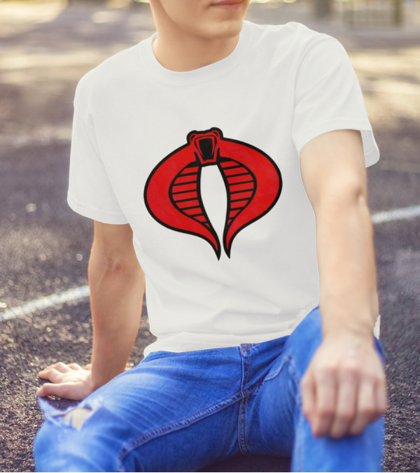 Cobra Red Emblem GI Joe Snake T-Shirt