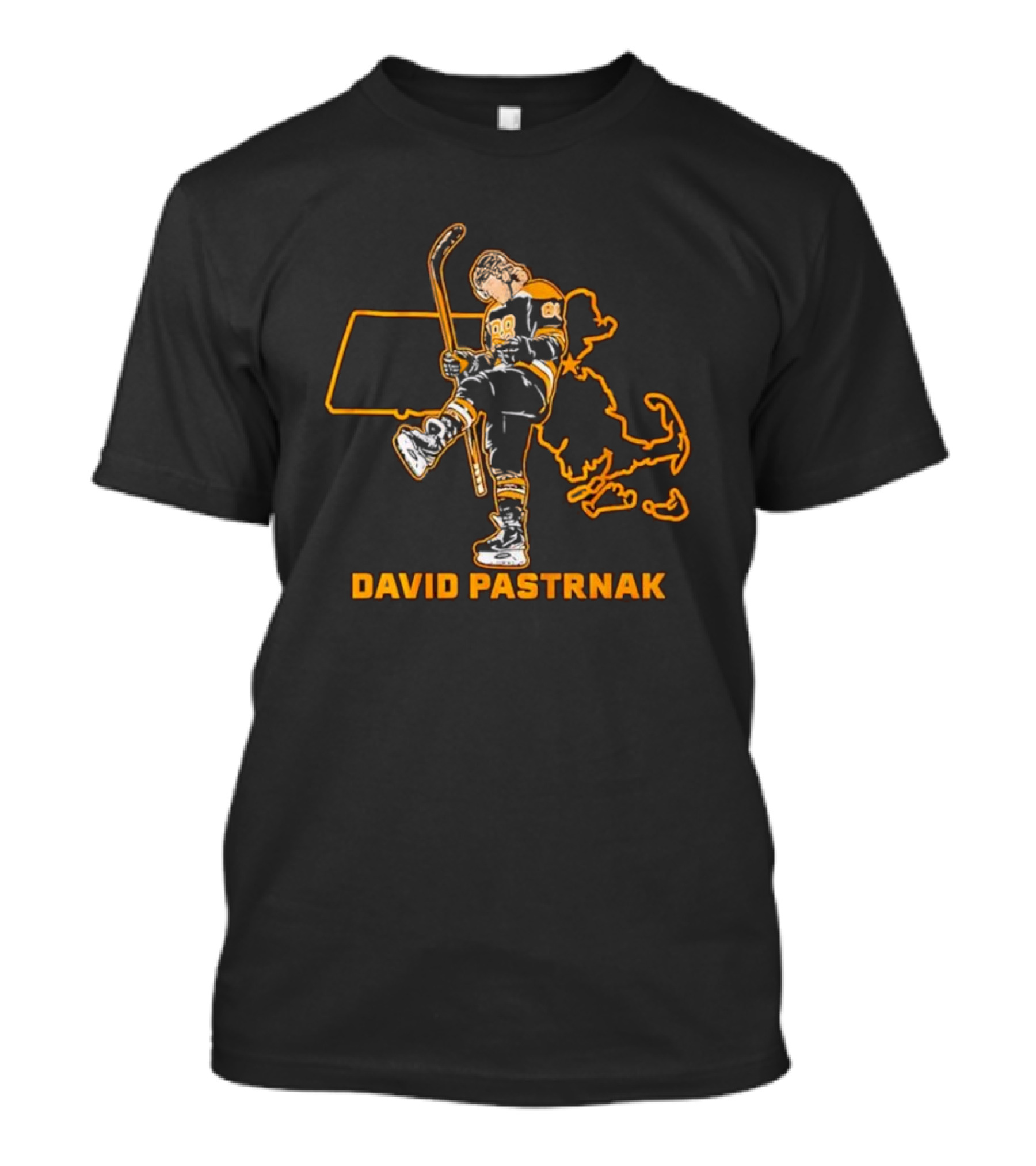 David Pastrnak Massachusetts Hockey Star T-Shirt