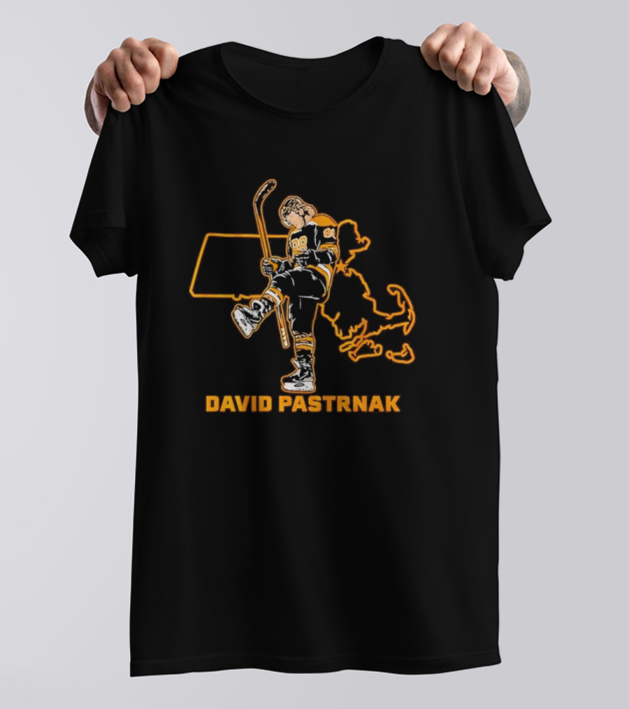 David Pastrnak Massachusetts Hockey Star T-Shirt