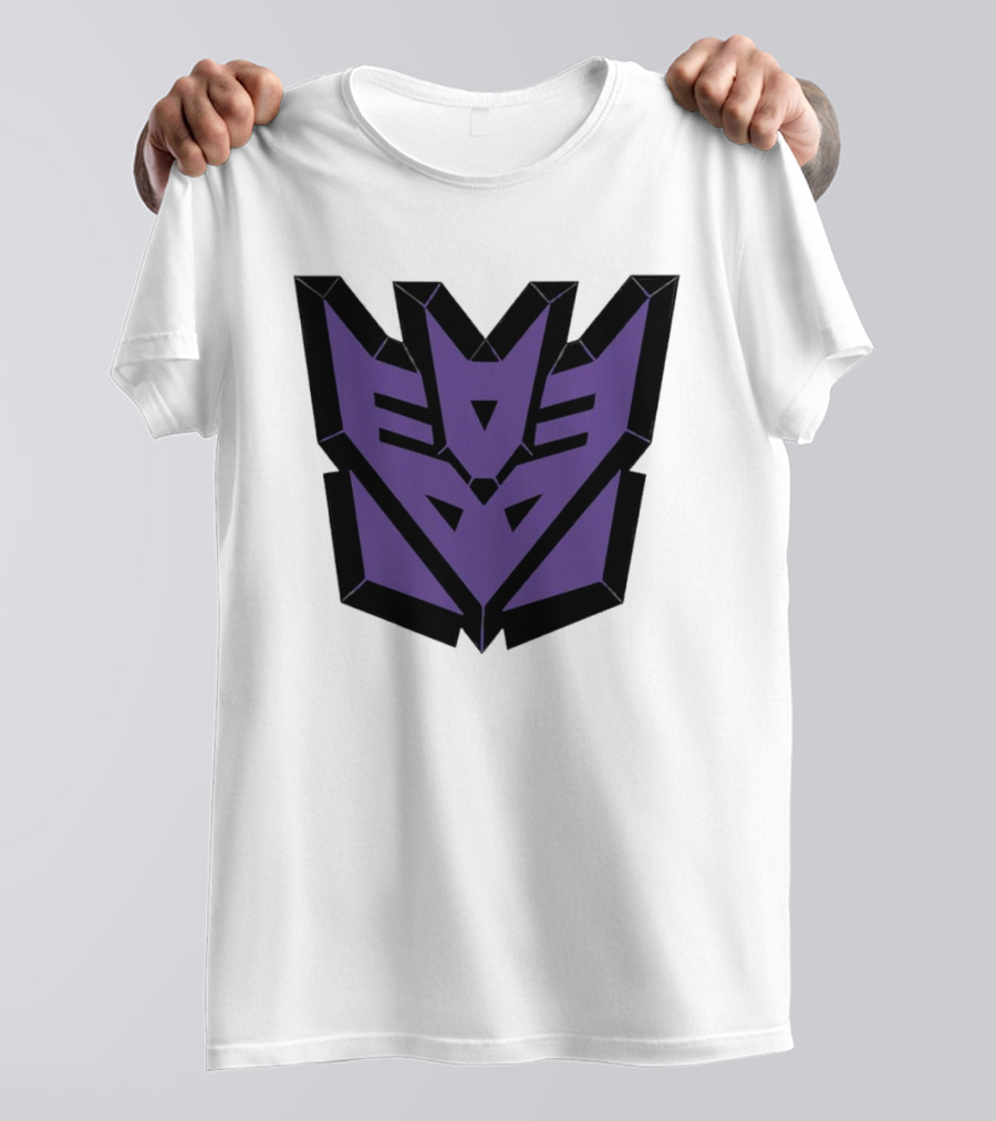 Decepticons Transformers Purple Emblem Ringer T-Shirt