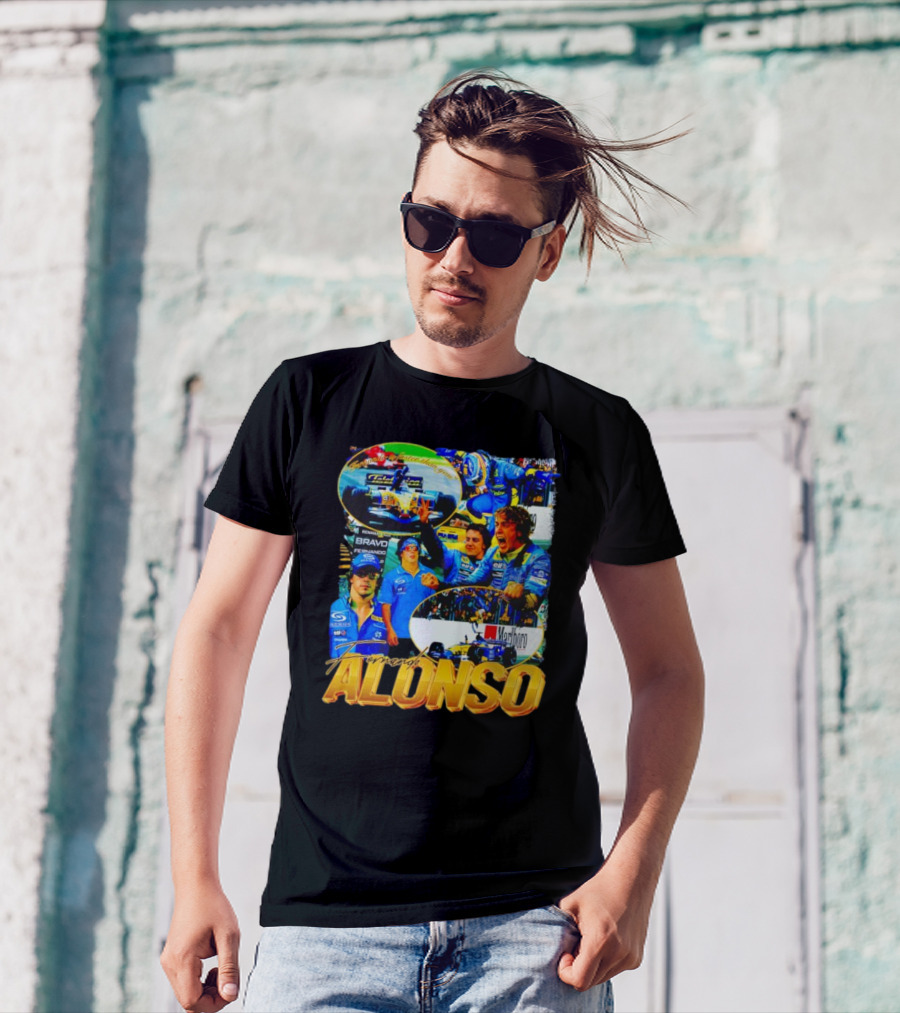 Fernando Alonso Renault Formula 1 Champion T-Shirt