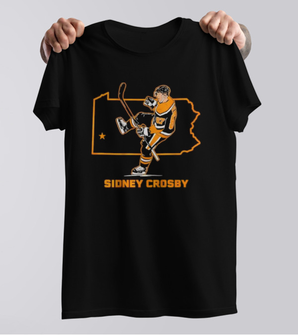 Sidney Crosby Pennsylvania Hockey Star T-Shirt