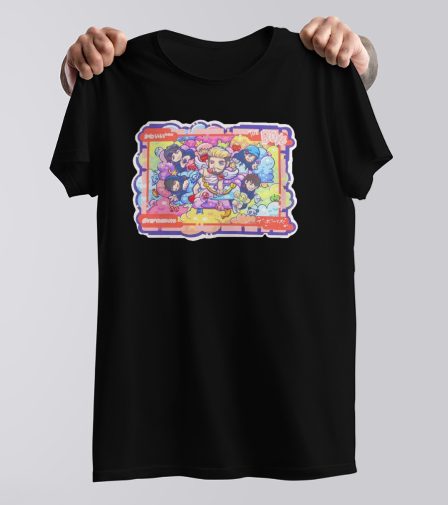 The Boys Bromance Anime Style Colorful Adventure T-Shirt
