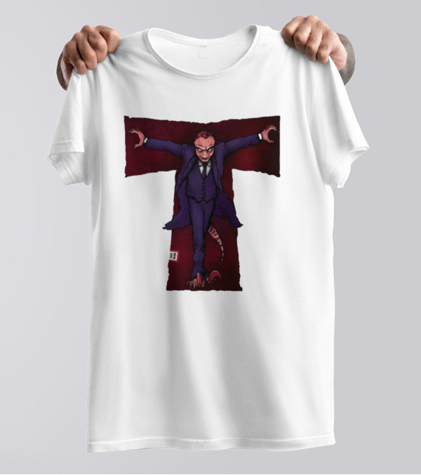 Torontosaurz Darkodon Suit-Clad T-Pose Character With Tail T-Shirt