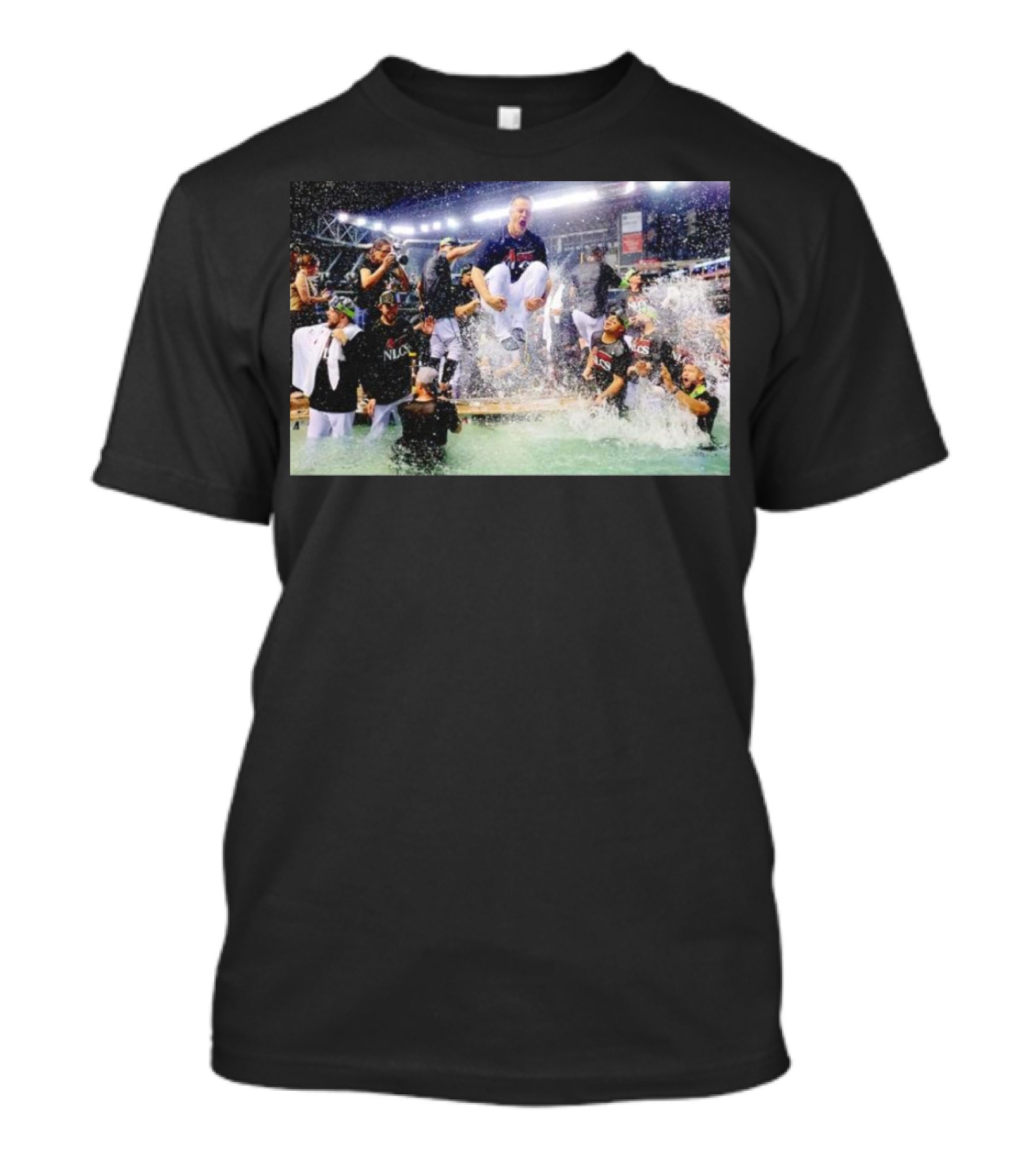 Trending Arizona Diamondbacks Players Celebrate NLDS Sweep Over Dodgers With Pool Party T-Shirt