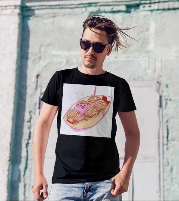 Kirby Takoyaki Pink Treat Trend T-Shirt