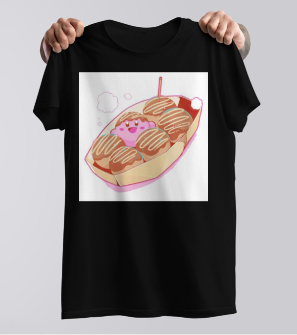 Kirby Takoyaki Pink Treat Trend T-Shirt