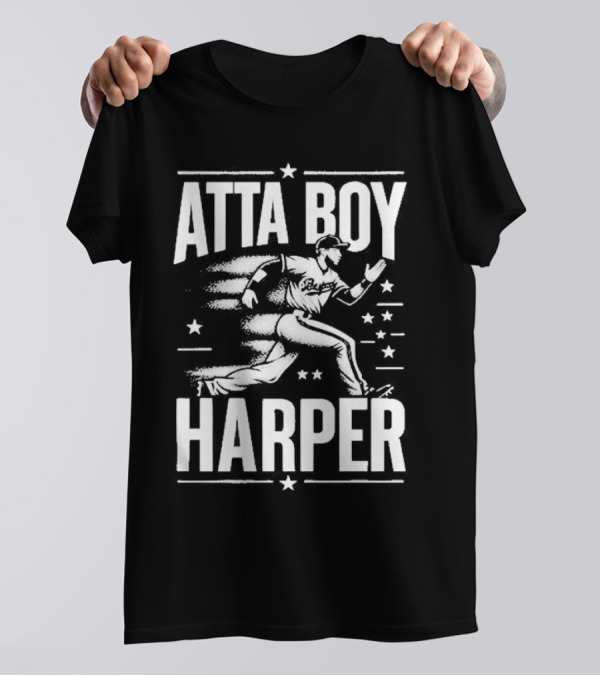 Atta Boy Harper Run Baseball Star Power Sprint T-Shirt