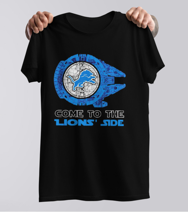 Come To The Lions' Side Millennium Falcon Crossover T-Shirt