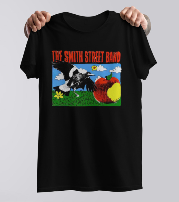 The Smith Street Band Magpie Clouds Apple Flower Grass T-Shirt
