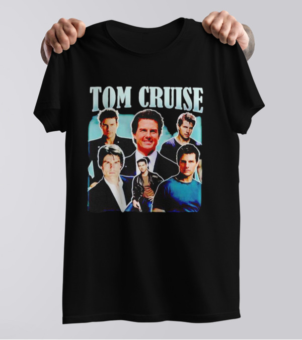 Tom Cruise Iconic Picture Collage Collection T-Shirt