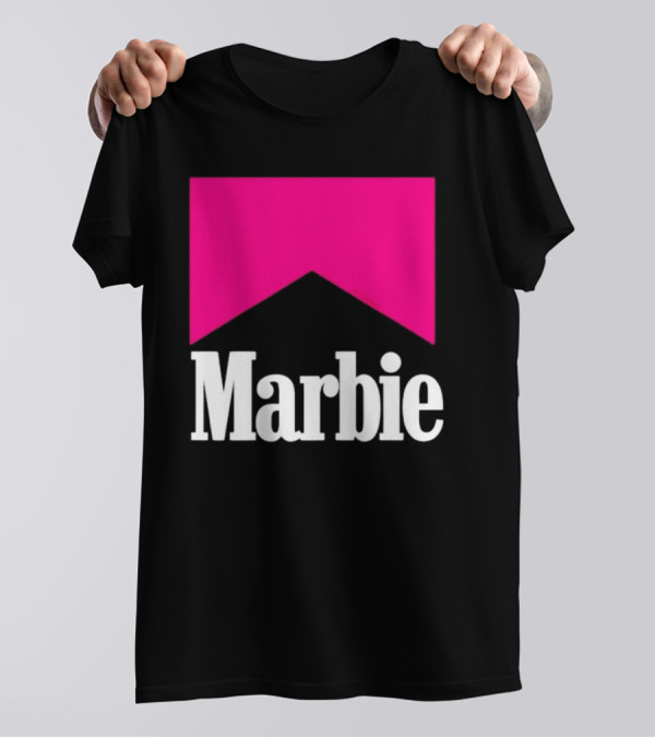 Marbie Logo With Pink Iconic T-Shirt