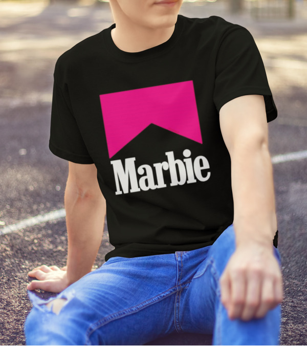 Marbie Logo With Pink Iconic T-Shirt