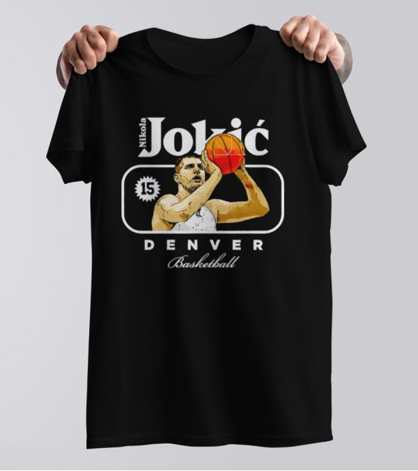 Nikola Jokic Denver Basketball Number 15 T-Shirt