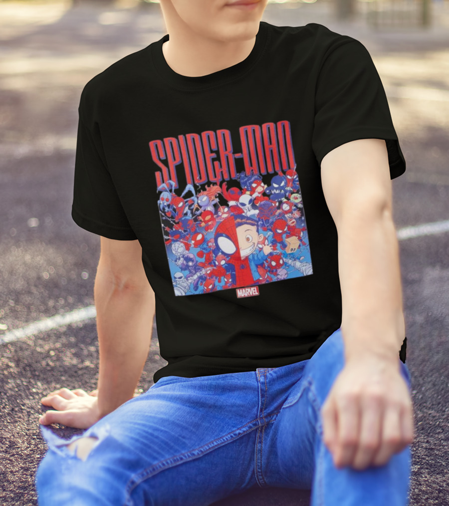 Marvel Spider-Man Cartoon Group Adventure T-Shirt