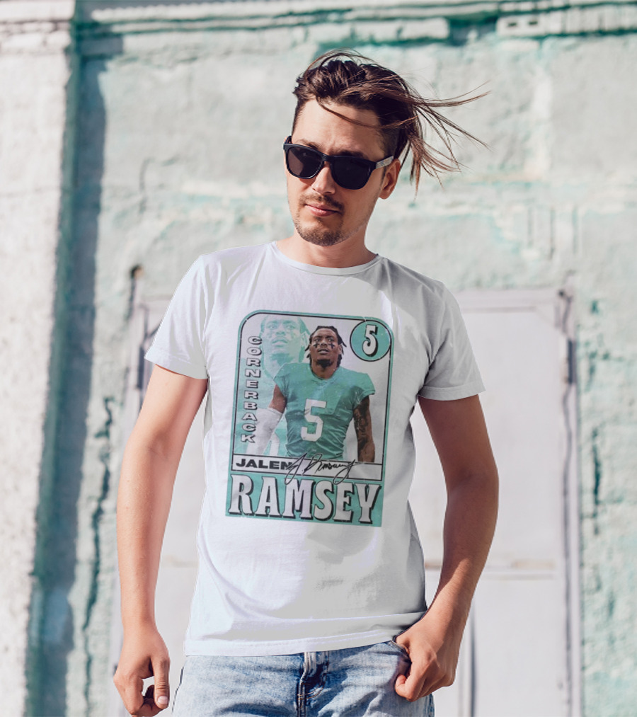 Jalen Ramsey Cornerback 5 Miami Card T-Shirt