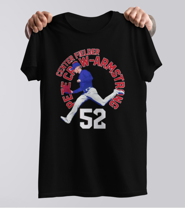Center Fielder Pete Crow-Armstrong 52 Chicago C Name Arc T-Shirt