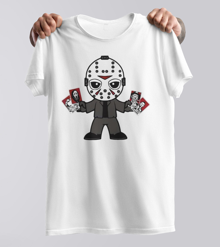 Jason Voorhees Horror Tarot Cards Halloween T-Shirt