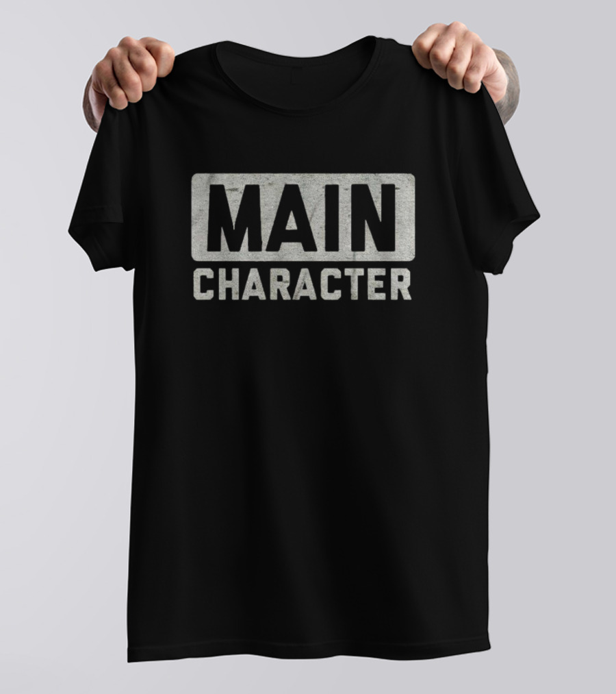 Main Character Bold Statement Gaming T-Shirt