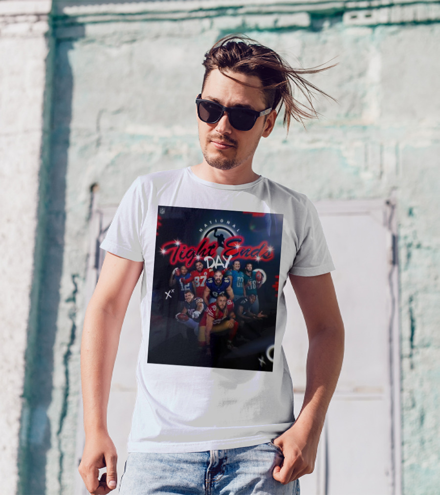 National Tight Ends Day NFL Football Players T-Shirt