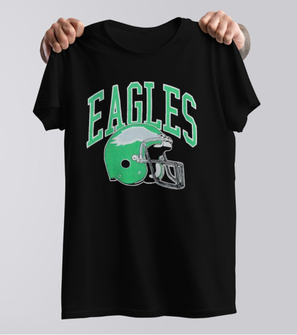 Eagles Helmet Logo Philadelphia T-Shirt