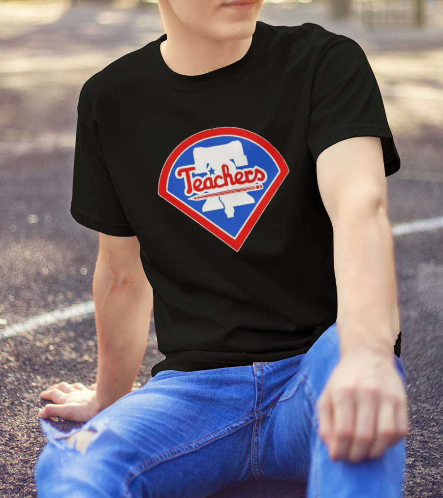 Philadelphia Phillies Liberty Bell Teachers T-Shirt