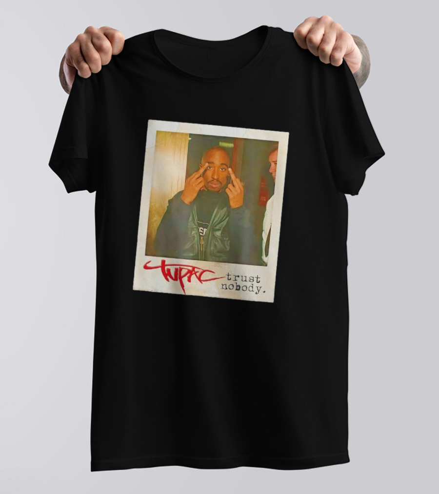 Tupac Polaroid Trust Nobody T-Shirt