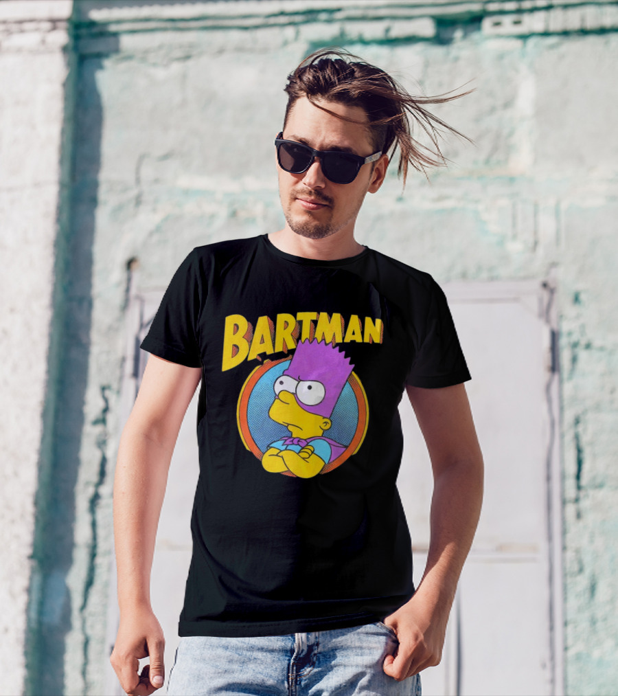 Bartman Simpsons Cartoon Superhero Iconic Character T-Shirt